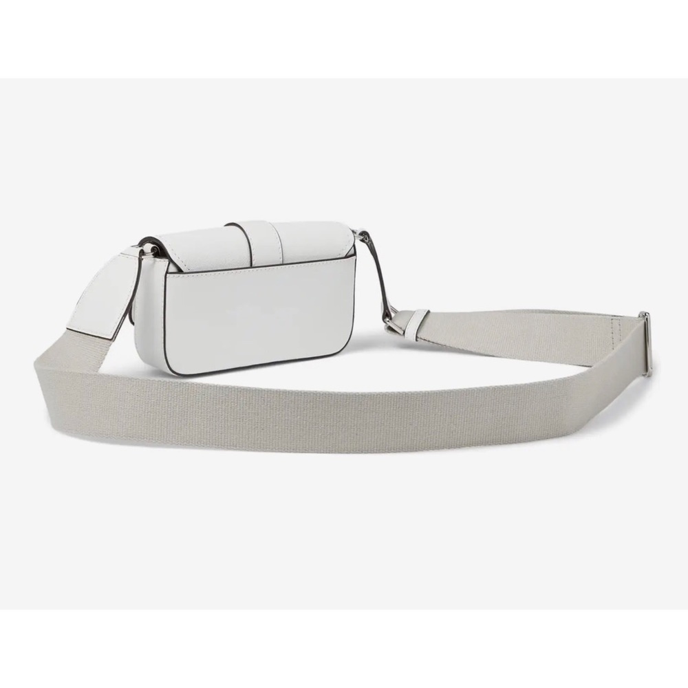 MICHAEL KORS SAFFIANO LEATHER CROSS BUDDY BAGE - Picture 4 of 9